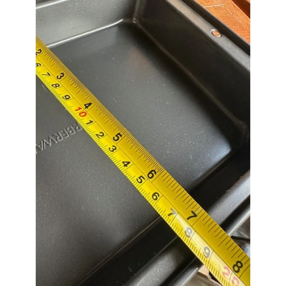 Farberware Nonstick Baking Pan Gray Steel Rectangular‎ Cake Pan 11x7 Inch